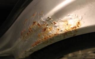 Fighting metal corrosion on the car body